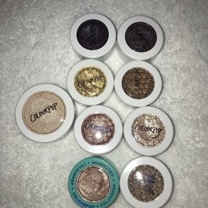 Lot of 23 eyeshadows and 2 highlighters